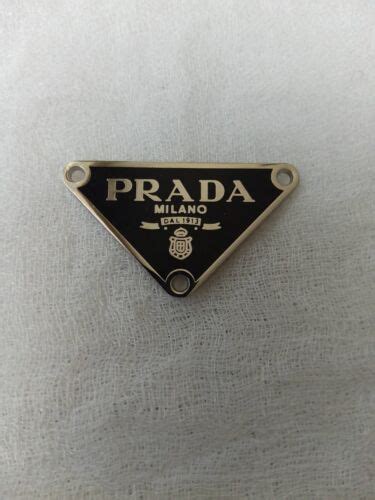 prada emblem replacement|prada logo black and white.